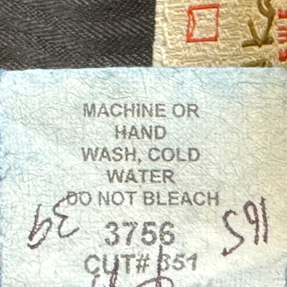 David Kahn Dark Wash Ankle Kick Crop Jeans Size 27 Classic Relaxed Fit - Picture 10 of 10